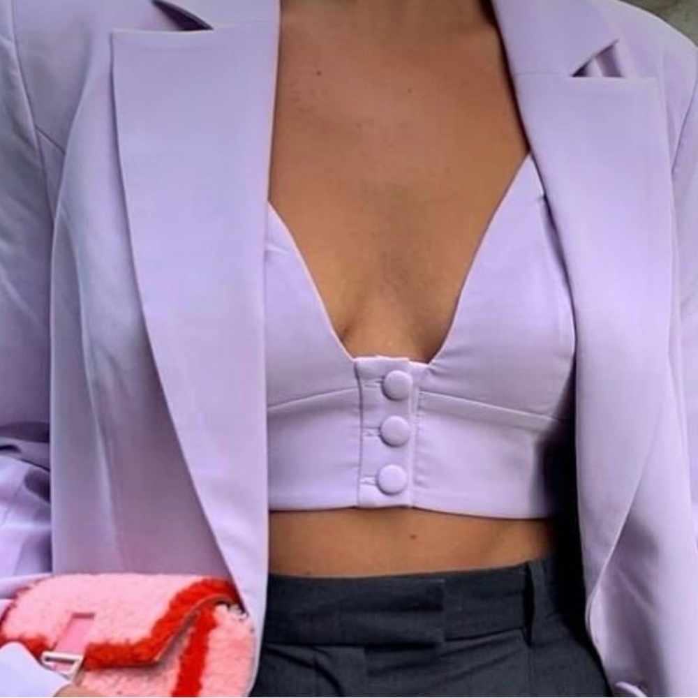 Top Shop Purple Blazer
